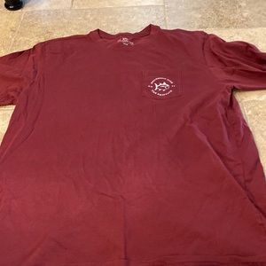 Men’s Southern Tide FSU Large Tshirt Garnet color